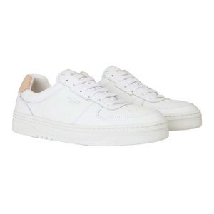 Mallet Womens/Ladies Bentham Leather Sneakers / White